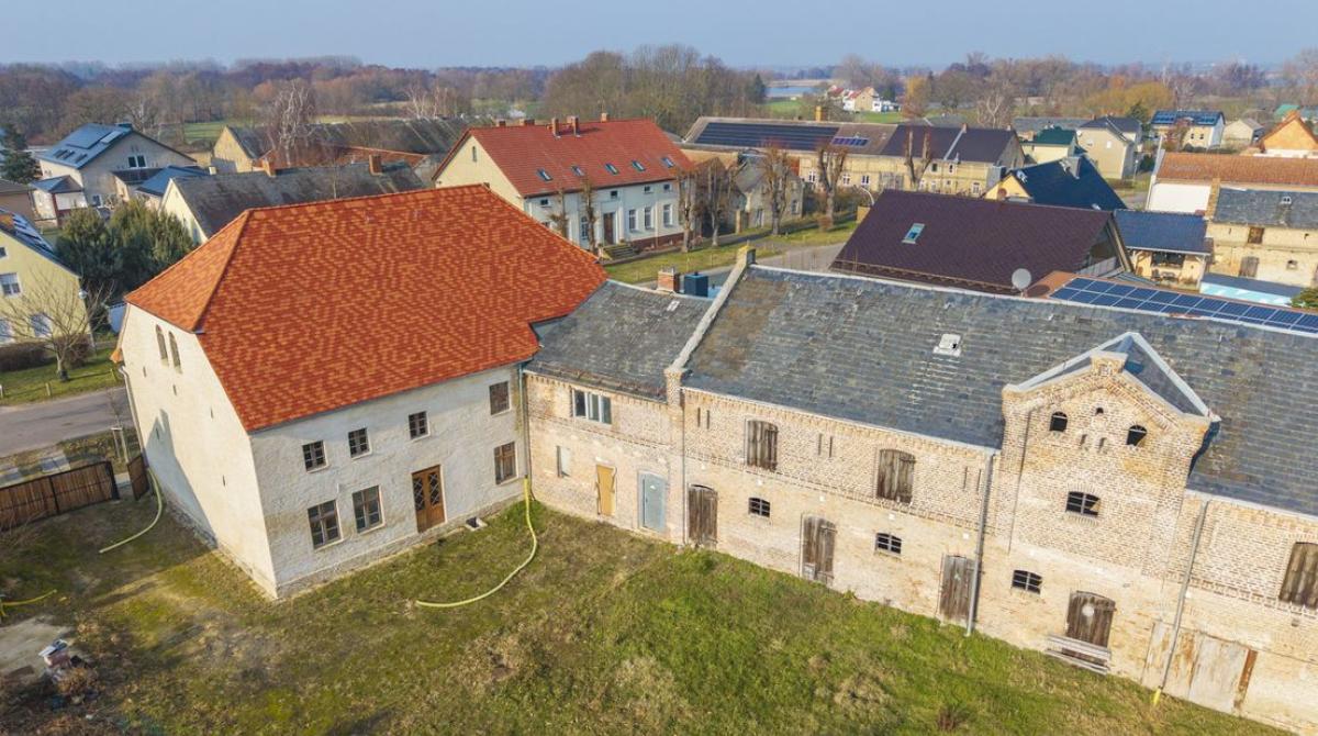 Luftbild Hof in Deetz