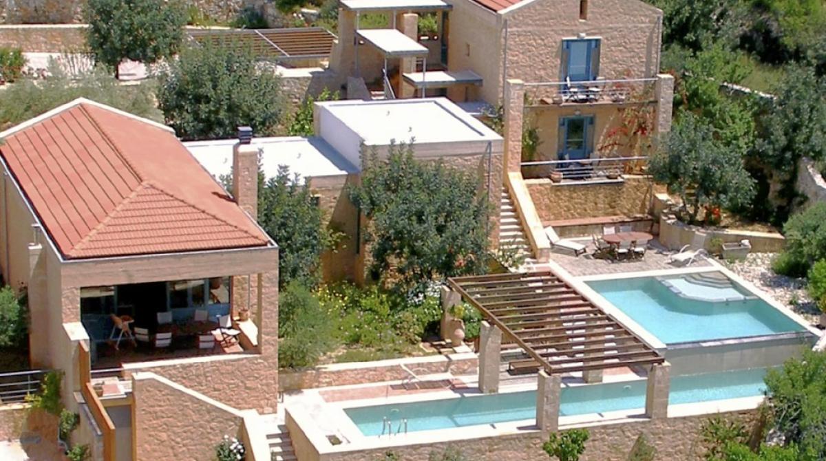 VILLA ARIADNE, Kreta, Blick von Südwest